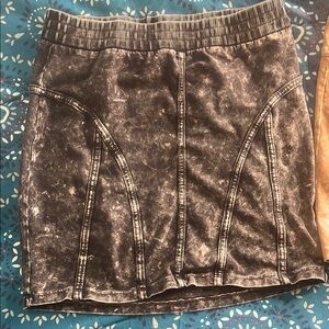 Stylish Black Denim Skirt